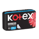 فوط صحية ماكسي كومفرت & كلين حجم عادي بالأجنحة من كوتكس - 50 قطعة
