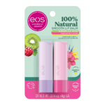 إي أو إس‏ مرطب الشفاه الطبيعي 100% بنكهة توت العليق والكيوي سبلاش والباشن فروت - قطعتين