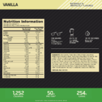 ⁦أوبتيموم نيوترشن سيرياس ماس مسحوق بنكهة الفانيليا - 12 باوند⁩ - الصورة ⁦3⁩