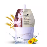 ⁦كارسيل ماسك الكولاجين ماكا إيسنس لإصلاح الشعر الجاف والتالف بعبوة إعادة تعبئة - 500 مل⁩ - الصورة ⁦2⁩