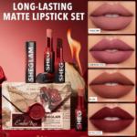 ⁦شيجلام مجموعة أحمر شفاه روج دينامات بوم لاستنق مات - إمبر روز⁩ - الصورة ⁦3⁩