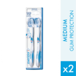 ⁦فرشاة أسنان لحماية اللثة بعبوة إقتصادية من ميريدول - متوسطة⁩ - الصورة ⁦2⁩