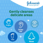 ⁦العيدان القطنية للأطفال من جونسون - 200 عودا⁩ - الصورة ⁦3⁩