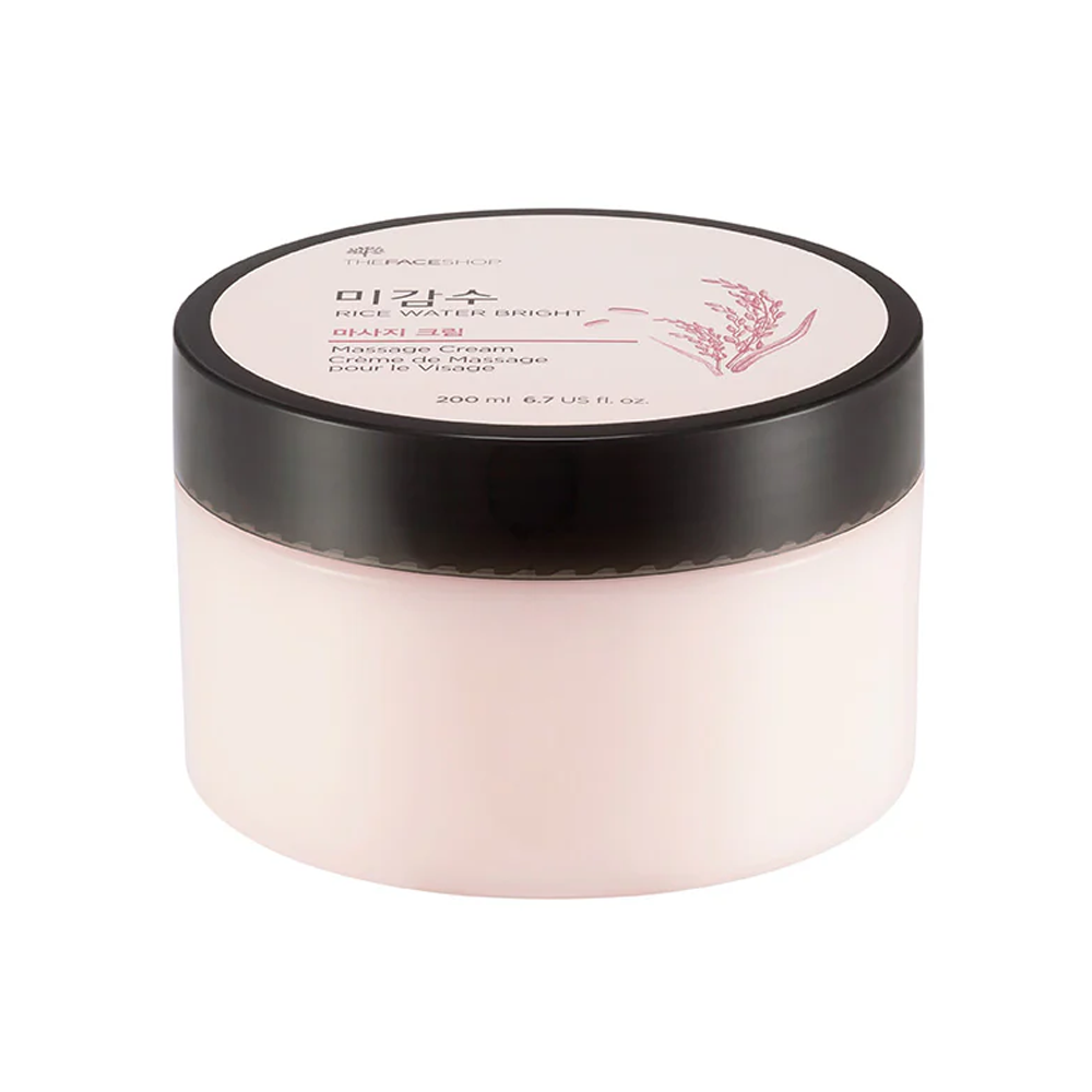 29694637_1739088248_4d8a7d33141dd4046cb11c163b957f04 ذا فيس شوب كريم مساج الوجه بماء الارز لإشراقة البشرة - 200مل - الصورة 1