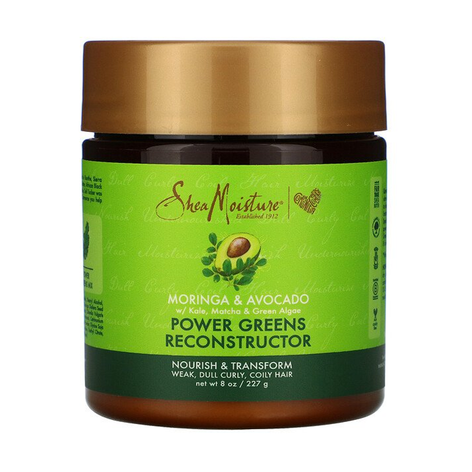 30511910_SheaMoistureMoringaampAvocadoPowerGreensReconstructor-227g كريم الشعر بأوراق المورينجا و الأفوكادو باور جرينز من شيا مويستشر - 237مل - الصورة 1