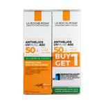 لاروش بوزيه كريم جل واقي شمس انثيليوس للبشرة الدهنية بعامل حماية 50+ - قطعتين