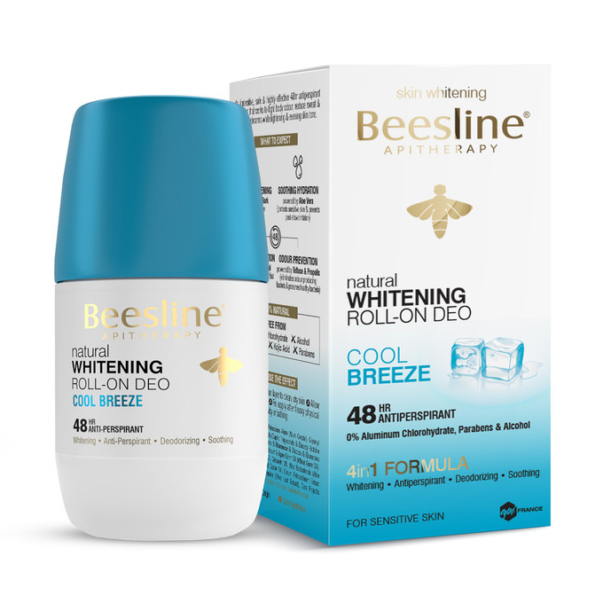 33329233_BeeslineWhiteningRoll-onDeodorant-CoolBreeze مزيل الرائحة رول اون لتفتيح البشرة من بيزلين - كول بريز - الصورة 1