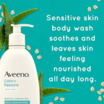 ⁦افينو كالم+ ريستور غسول جسم يومي للبشرة الحساسة - 532 مل⁩ - الصورة ⁦3⁩