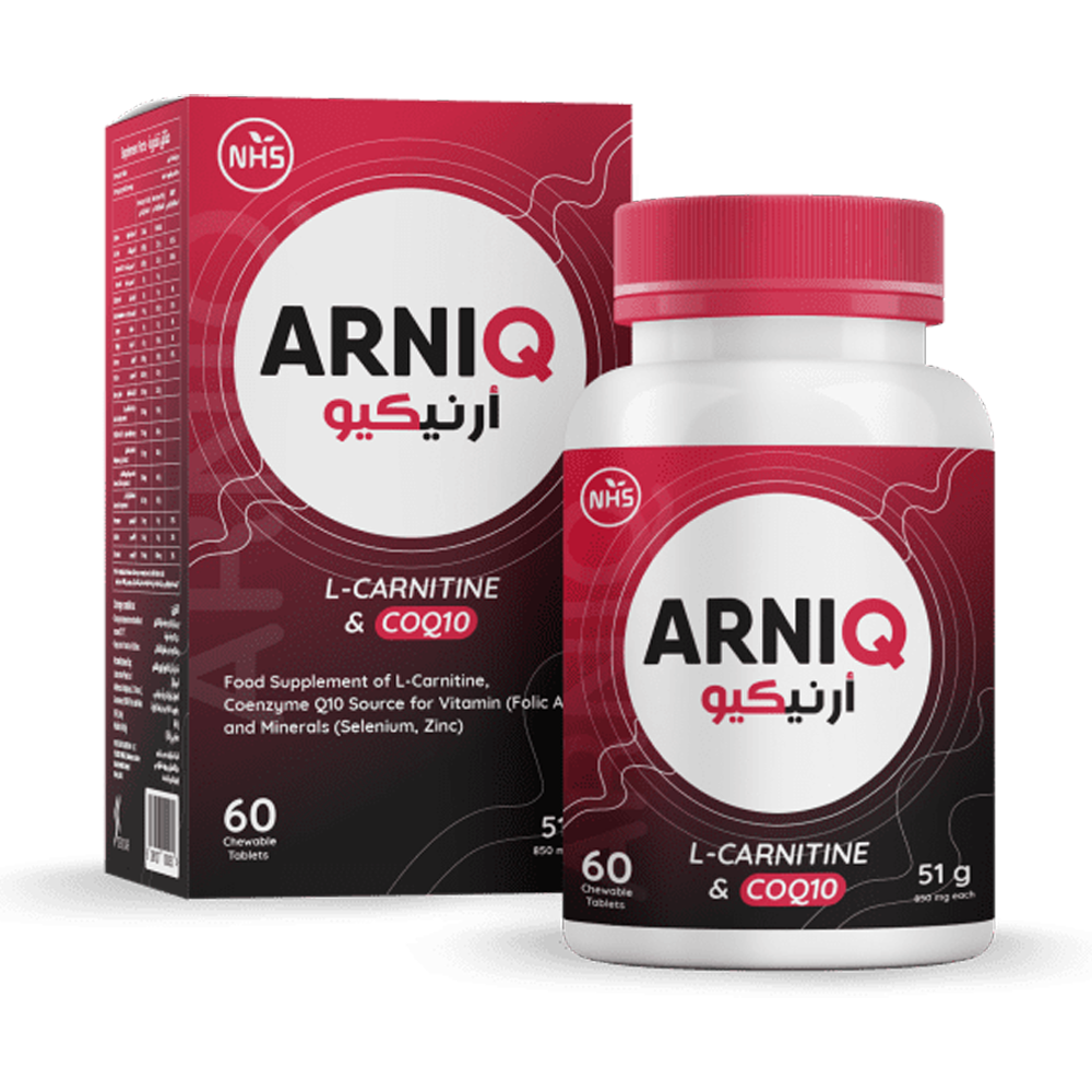3637975_1729762875_d28a34cc800c2498e85fb0a1c796eecd ان اتش اس أرنيكيو ال-كارنتين + كوكيو10 - 60 قرص قابل للمضغ - الصورة 1