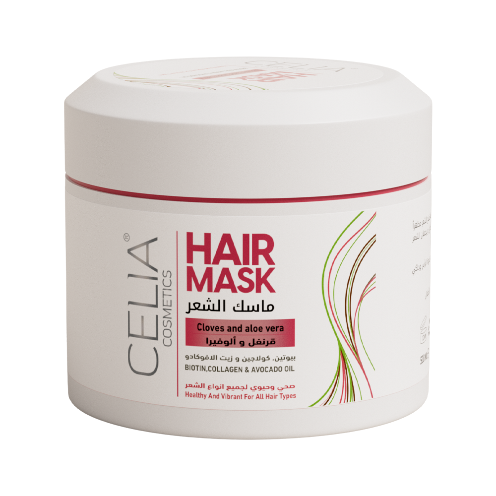 36489851_1760260968_c59edb64a4075557b998c06f1d93c37e ماسك شعر بالقرنفل والألوفيرا من سيليا - 500مل - الصورة 1