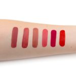 ⁦مجموعة 6 ميني احمر شفاه روج سائل ميت مات ( اي ) هيوز من ذا بالم-vol14⁩ - الصورة ⁦3⁩