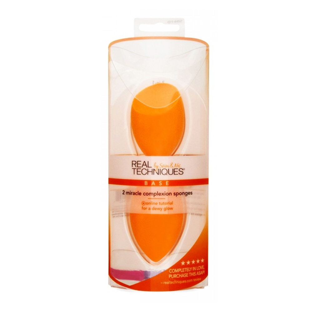 37117017_1716199936_b1e9214efb945a8f92eaf4952ac01abf اسفنجة مكياج ميركل من ريل تكنيك - قطعتان - الصورة 1