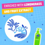 ⁦غسول يومي للوجه يتحكم بلمعان البشرة بخلاصة الليمون والفاكهة من كلين اند كلير - 150مل⁩ - الصورة ⁦2⁩