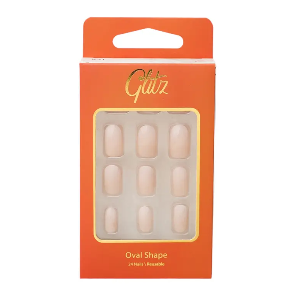 39423872_1730099512_9d99c68ad8d3d1b33518057103aa04ef جليتز اظافر صناعية لصق ذاتي اوفال اومبريه نود - 31 - الصورة 1