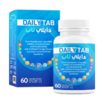 ان اتش اس دايلي تاب فيتامينات ومعادن متعددة بنكهة البرتقال - 60 قرص قابل للمضغ
