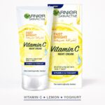 ⁦غارنييه كريم الليل سكين اكتيف للتفتيح السريع بالفيتامين سي - 50مل⁩ - الصورة ⁦3⁩