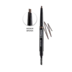 ⁦ميك اوفر22 قلم تحديد الحواجب برو ديفاينر - بني متوسط - EP003⁩ - الصورة ⁦3⁩