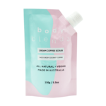 مقشر الجسم والوجه الكريمي بجوز الهند والقهوة من بودي بلندز - 150غ