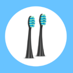 ⁦رأس فرشاة أسنان من كيولين - 2 قطعة - اسود⁩ - الصورة ⁦2⁩