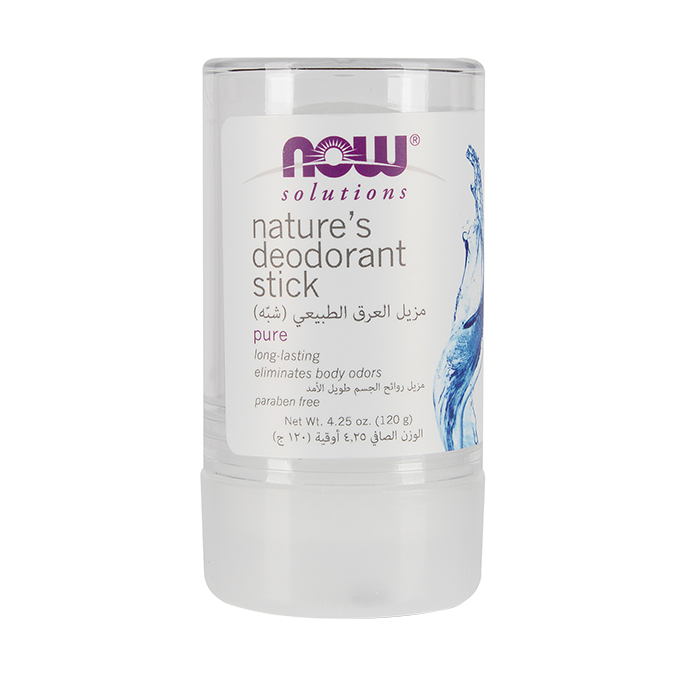 44382459_NowSolutionsNaturesDeodorantStick-99g مزيل عرق طبيعي صلب من ناو - 120جم - الصورة 1
