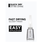 ⁦فلورمار طلاء أظافر توب كوت كويك دراي اكسترا شاين - 11مل⁩ - الصورة ⁦3⁩