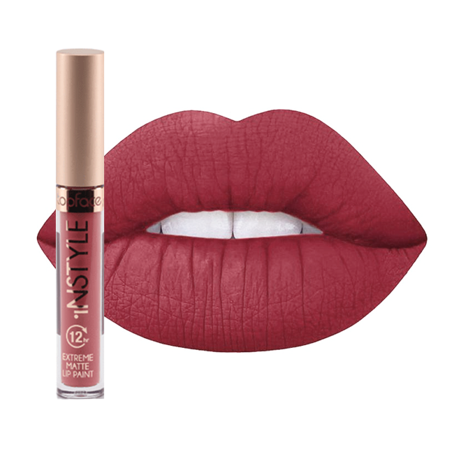 46060740_TopfaceInstyleExtremeMatteLipPaint-025- توب فيس احمر شفاه روج انستايل اكستريم مطفي - 025 - الصورة 1