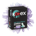 ⁦فوط يومية قطنية مضادة للبكتيربا من كوتكس - 44 قطعة⁩ - الصورة ⁦2⁩