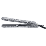 ⁦جوسي ايبر مكواة تصفيف الشعر سيراميك فلات - 1.25 انش - أبيض وأسود⁩ - الصورة ⁦2⁩