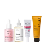 مجموعة العناية المتقدمة لتوحيد لون البشرة - 4 قطع