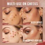 ⁦ميبيلين سنكيسر بلشر أحمر خدود وبرونزر سائل⁩ - الصورة ⁦3⁩