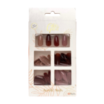 جليتز اظافر اكريلك 4 الوان مع صمغ سائل