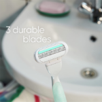 ⁦شفرات حلاقة لأداة الحلاقة فينوس 3 سموت البشرة الحساسة من جيليت - 4 قطع⁩ - الصورة ⁦2⁩