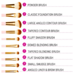 ⁦بي اتش كوزمتكس بينك بيرفيكشن طقم فرش المكياج - 10 فرش⁩ - الصورة ⁦3⁩