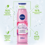 ⁦سائل استحمام فريش بلندز بالتوت من نيفيا - 300مل⁩ - الصورة ⁦3⁩