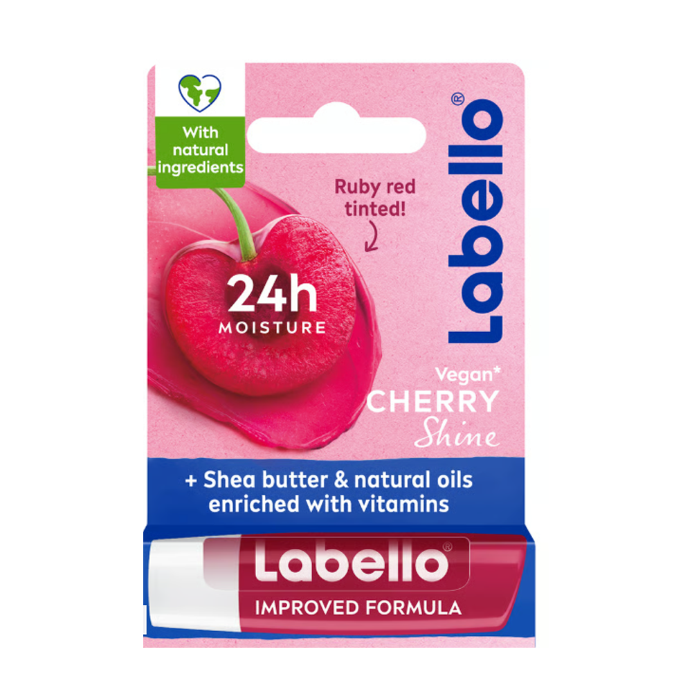 52331927_1755693845_0f794d270f1ddee2dad402e14531b4eb لابيلو مرطب شفاه شيري شاين - 4.8جم - الصورة 1