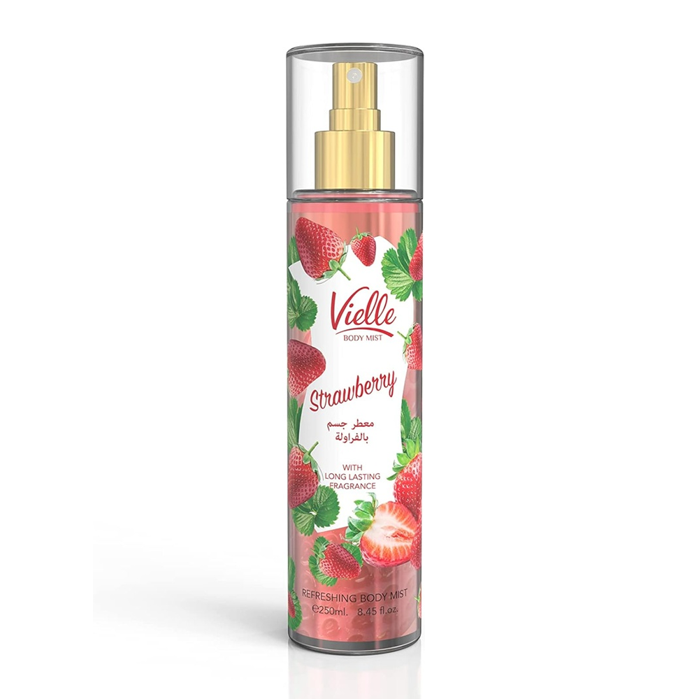 52840424_1728557711_7dc435ad237d42922c4f79aa689b339a فييل معطر جسم بالفراولة - 250 مل - الصورة 1