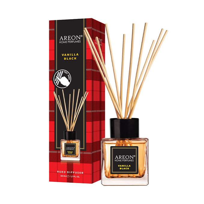 53298246_AreonVanillaBlackReedDiffuser-50ml- معطر اعواد فانيليا بلاك من اريون - 50 مل - الصورة 1