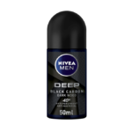 مزيل العرق ديب بالكربون الأسود رول ان للرجال من نيفيا - 50 مل