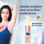 ⁦فازلين مزيل عرق سيروم جلوتا جلو برايت آند رينيو - 45 مل⁩ - الصورة ⁦3⁩