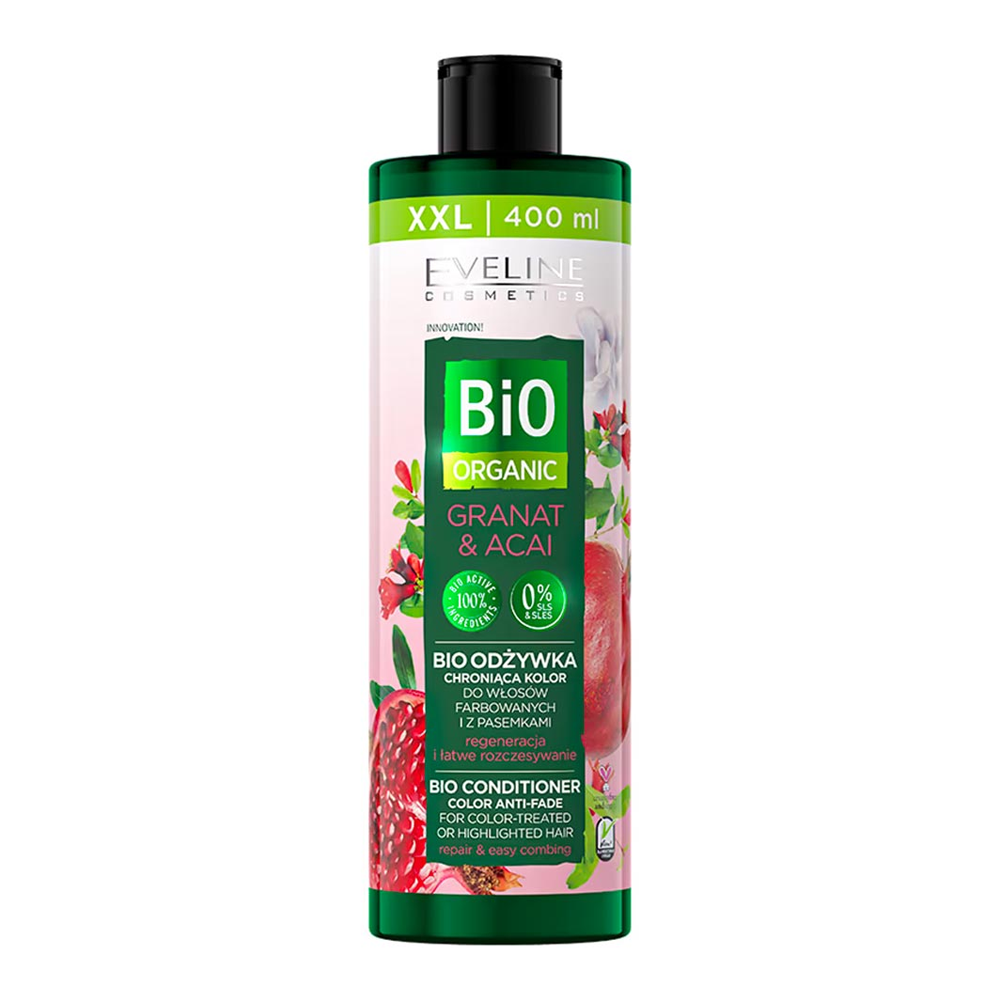 54550609_1729667785_b17afbf4227cba02684120c4cf7d5c94 ايفلين بلسم بيو أورجانيك مضاد للبهتان بالجرانات والأساي للشعر المصبوغ - 400 مل - الصورة 1