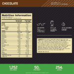 ⁦أوبتيموم نيوترشن سيرياس ماس مسحوق بنكهة الشوكولاتة - 12 باوند⁩ - الصورة ⁦3⁩