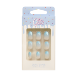 أظافر صناعية لصق ذاتي شكل بيضاوي من جليتز - اكوا