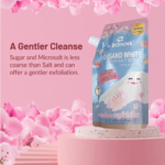 ⁦إيه بون مقشر ثاوزند شوجر سالت بخلاصة الورد الأبيض والساكورا - 350جم⁩ - الصورة ⁦2⁩