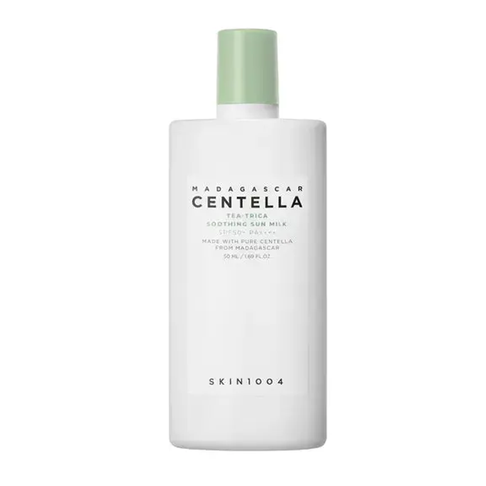 57513071_1747300706_b516c09d060917b032d60169e4d74142 سكين1004 واقي شمس حليبي مهدئ مدغشقر سنتيلا تي-تريكا بعامل حماية +50 - 50مل - الصورة 1