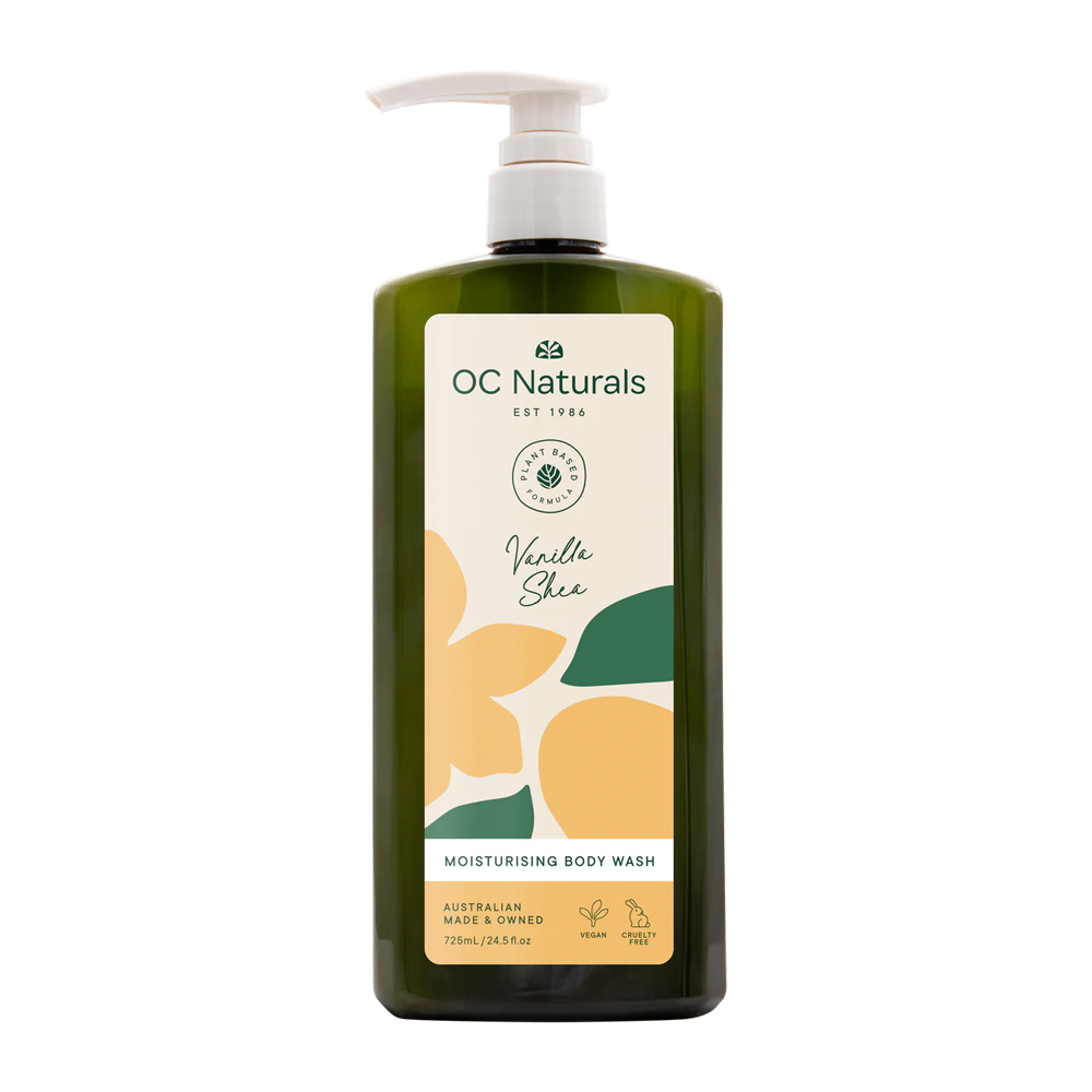 59395857_1742298271_479377da504f3ae220846041b365e838 او سي ناتشورالز غسول الجسم المرطب بالفانيليا وزبدة الشيا - 725 مل - الصورة 1
