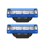 ⁦شفرات حلاقة لأداة الحلاقة ماك 3 تربو من جيليت - 2 قطعه⁩ - الصورة ⁦2⁩