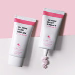 ⁦كي سيكرت واقي الشمس كالامين سيكرت مع لون وردي بعامل حماية +50 - 50 مل⁩ - الصورة ⁦2⁩