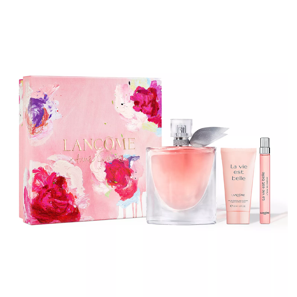 64906639_1763629029_bf6422adbf5e9866ce24a22f5ae9970e مجموعة عطر لا في ايست بيل من لانكوم للنساء - او دي بارفيوم - 3 قطع - الصورة 1