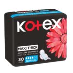 فوط صحية ماكسي كومفرت & كلين حجم عادي بالأجنحة من كوتكس - 30 قطعة