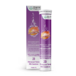 بيور جلوكوزامين وكوندرويتين بنكهة الزنجبيل لدعم المفاصل - 20 قرص فوار